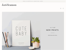 Tablet Screenshot of katieleamon.com